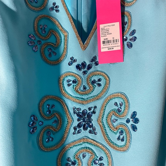 Lilly Pulitzer Penelope Blue Ibiza Shift Dress - Picture 5 of 6